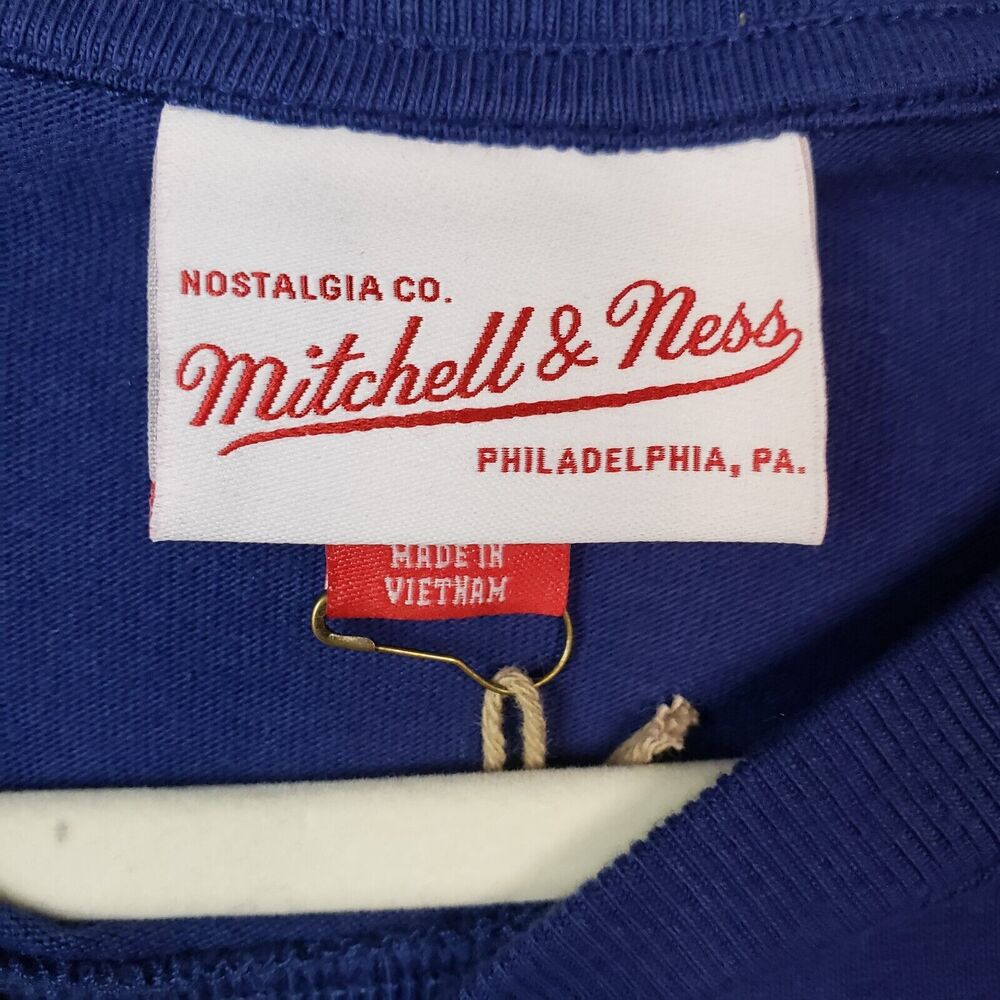 Mitchell Ness Chicago Cubs Wrigleyville Tee Mens S Blue MLB City Connect Y2K - Picture 7 of 12